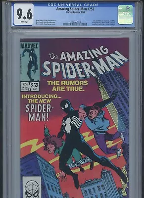 Buy Amazing Spider-Man #252 1984 CGC 9.6 (1st App Of Black Costume) • 291.23£