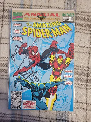 Buy Amazing Spider-Man Annual 25 Marvel (1991) Vibranium Vend Iron Man HIGH GRADE! • 4.66£