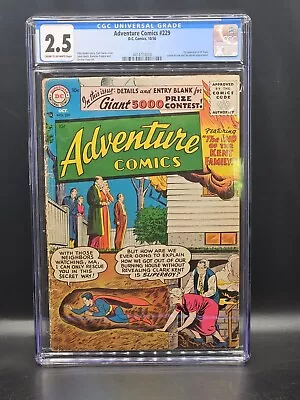 Buy Adventure Comics 229 1st Topo, 1st S.A Aquaman And Green Arrow 1956 MEGA Key • 93.19£