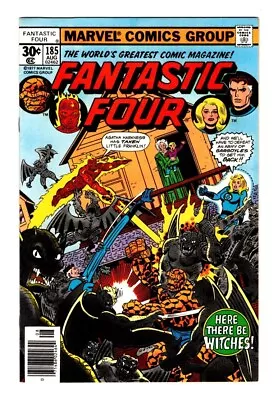 Buy FANTASTIC FOUR 185, VF+, 1st NICHOLAS SCRATCH And FULL APP WITCHES NEW SALEM * • 55.33£
