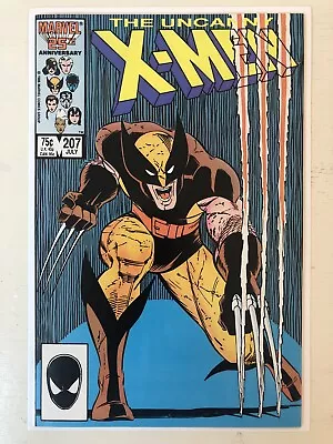 Buy Uncanny X-Men 207 VF/NM Classic John Romita Jr Wolverine Cover 1986 Marvel • 17.09£