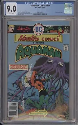 Buy Adventure Comics #445 - Cgc 9.0 - Aquaman - Creeper Back Up Story • 57.46£