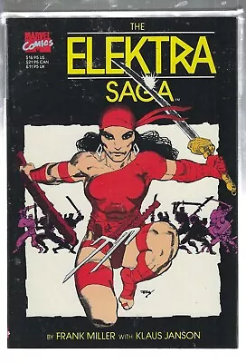 Buy Elektra Saga GN Frank Miller Klaus Janson Daredevil First Edition 1989 HTF NM • 13.98£