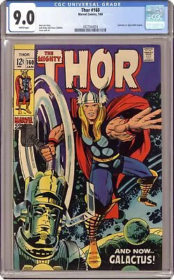 Buy Thor #160 CGC 9.0 1969 4327564004 • 205.80£