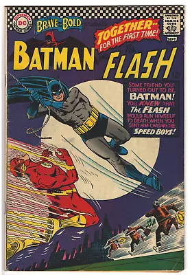 Buy Brave And The Bold #67 1966 Batman And Flash “The Death Of Flash  5.0 KEY Book • 10.09£