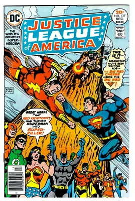 Buy JUSTICE LEAGUE OF AMERICA #137 In FN+ A DC 1978 Comic W/ CAPTAIN MARVEL SHAZAM • 51.26£