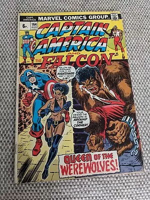Buy CAPTAIN AMERICA #164 Marvel Comics UK Price 1973 • 6.99£
