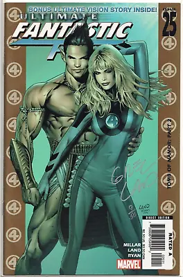 Buy Ultimate Fantastic Four #25 Dynamic Forces Signed Greg Land Sub-mariner Marvel • 24.95£