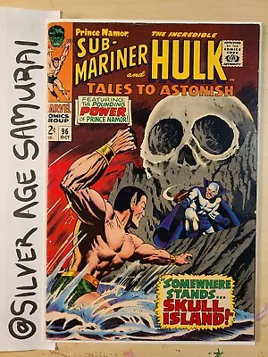Buy Tales To Astonish # 96 -hulk And Sub-mariner-skull Island-the Plunderer • 15.55£