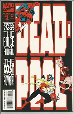 Buy DEADPOOL: CIRCLE CHASE #2 (1993, Marvel/Direct) NM-MINT New/Old Stock FREE Ship! • 15.53£