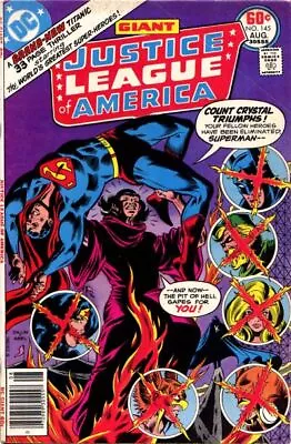 Buy JUSTICE LEAGUE OF AMERICA #145 VG, Giant, DC Comics 1977 Stock Image • 2.33£