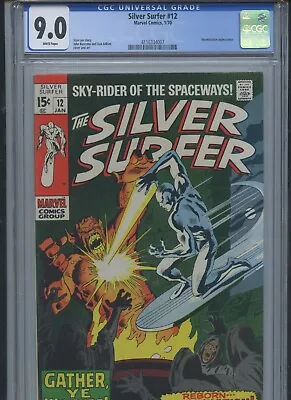 Buy Silver Surfer #12 1970 CGC 9.0 • 166.97£