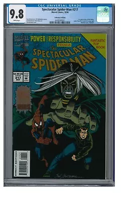 Buy Spectacular Spider-Man #217 (1994) 1st Appearance Wild Whip CGC 9.8 JJ965 • 46.64£