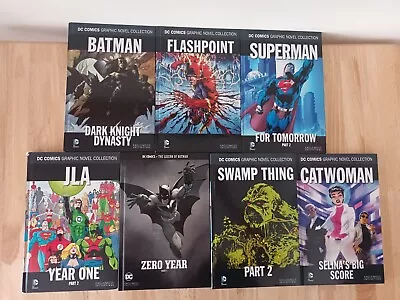 Buy 7x DC Graphic Novel Bundle Flashpoint Batman JLA Superman Swamp Thing Catwoman • 25£