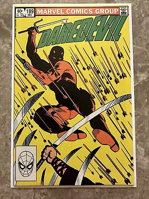 Buy Daredevil #189 NM- 9.2 (1982 Marvel Comics) • 17.09£