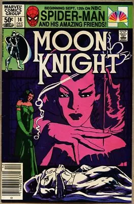 Buy Moon Knight #14-1981 Fn- 5.5 Marvel 1st Stained Glass Scarlet Sienkiewicz • 54.35£