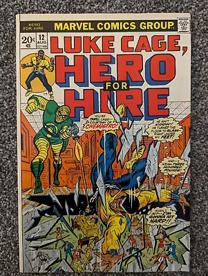 Buy Luke Cage Hero For Hire 12. Marvel 1973. High-Tech/Chemistro. Combined Postage • 9.97£