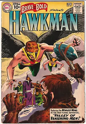 Buy The Brave And The Bold #35 1961 DC Comics 2.5 GD+ KEY 2ND SA HAWKMAN & HAWKGIRL • 38.12£