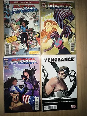 Buy America Chavez Made In The USA #'s 3,4 And 5 & Vengeance 3 Marvel 2011 Dell'Otto • 9.32£