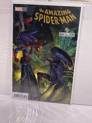 Buy THE AMAZING SPIDER-MAN #56 Bagley Alien Vs. Variant Cover LGY 867 Marvel Comics • 11.65£