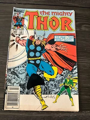 Buy The Mighty Thor #365 Newsstand Throg Frog Of Thunder (1986 Marvel Comics) • 11.64£
