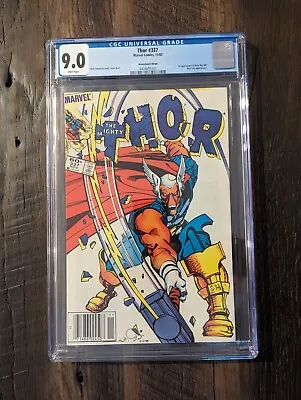 Buy Thor #337, CGC 9.0, Newsstand, 1st App Beta Ray Bill, Walt Simonson Marvel 1983 • 88.53£