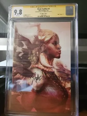 Buy Black Panther #1  ArtGerm Signed  • 135.91£