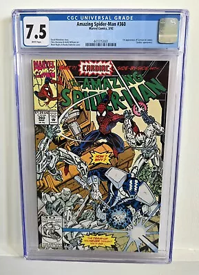 Buy Amazing Spider-man #360 CGC 7.5  1st Appearance Carnage In Cameo  • 50£