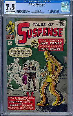 Buy Tales Of Suspense #45 Cgc 7.5 1st Happy Hogan And Pepper Potts • 1,825.03£