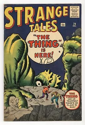 Buy Strange Tales #79 GD+ 2.5 1960 Dr. Strange Prototype • 74.55£