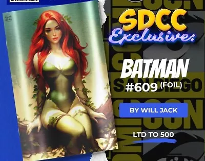 Buy Batman #609 PRESALE Will Jack SDCC 2024 FOIL Edition LTD 500 1st Hush Appearance • 69.89£