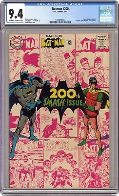 Buy Batman #200 CGC 9.4 1968 1269898007 • 497.03£