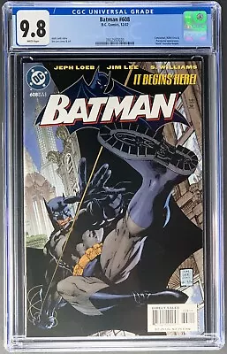 Buy Batman #608 1st Print CGC 9.8 Hush Storyline Begins Jim Lee Cover & Art • 99.37£