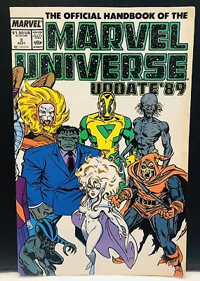 Buy OFFICIAL HANDBOOK OF THE MARVEL UNIVERSE UPDATE 89 #3 Comic , Newsstand • 3.15£