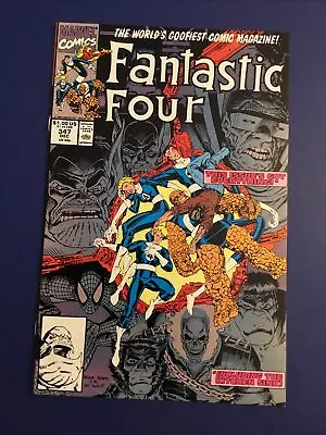Buy Fantastic Four #347 December 1990 1st New Fantastic Four Marvel Comics NM • 11.64£