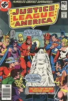 Buy JUSTICE LEAGUE OF AMERICA #171 G/VG, DC Comics 1979 Stock Image • 2.33£