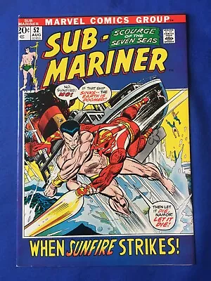 Buy Sub-Mariner #52 VFN+ (8.5) MARVEL ( Vol 1 1972) (2) (C) • 26£