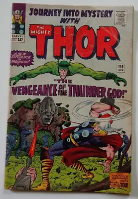 Buy Comic Book- Journey Into Mystery With Mighty Thor #115 Kirby & Lee 1964 • 20.19£