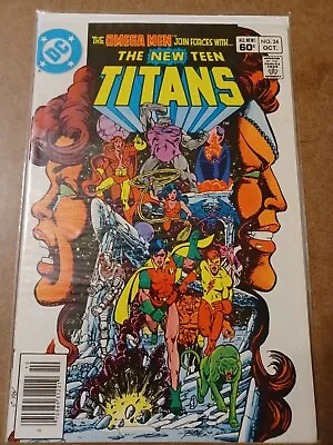 Buy New Teen Titans #24 Comic 1st App X'Hal - George Perez - Newsstand Edition - Pic • 7.94£