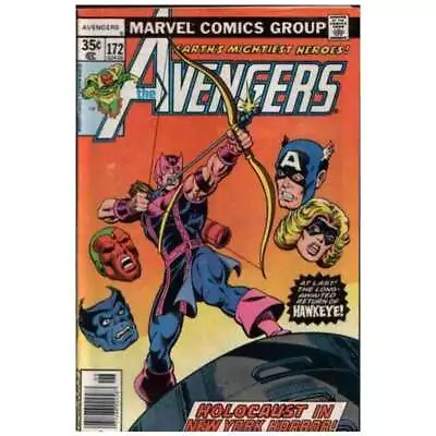 Buy Avengers #172  - 1963 Series Marvel Comics VF Minus Full Description Below [i` • 8.60£