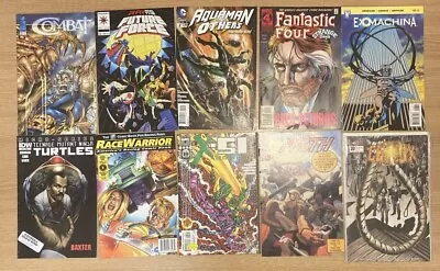 Buy 10 X COMIC BOOK BUNDLE - MARVEL - IDW - DC - TMNT - FANTASTIC FOUR - X-51 • 8.99£