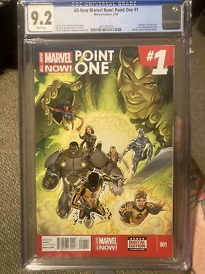 Buy All New Marvel Now Point One #1 Cgc Graded First New Ms Marvel Appearance • 69.89£