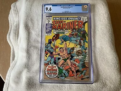 Buy SUB-MARINER ANNUAL #1 CGC 9.4 King-Size Special Marvel Comics 1/1971 Krang💖 • 199£