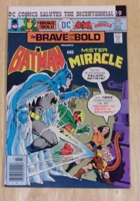 Buy Brave+bold #128 Sharp Glossy Vf Mr. Miracle,big Barda+batman  1976 • 12.43£