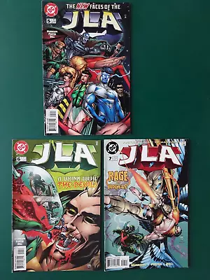 Buy JLA 5, 6, 7 ( 1st App Zauriel And Asmodel ) Grant Morrison 1997 • 4£