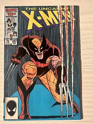 Buy Uncanny X-Men #207 ICONIC Wolverine John Romita Jr Cover! Marvel 1986 • 15.52£