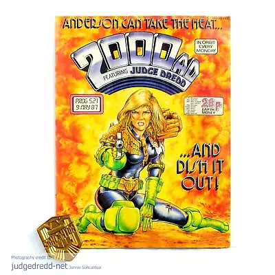 Buy 2000AD Prog 521 Judge Dredd Comic Book Issue Very Good To Excellent Condition () • 6.99£