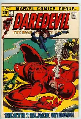 Buy Daredevil #81 5.0 // Black Widow & Daredevil's Ongoing Team-up Begins 1971 • 51.26£