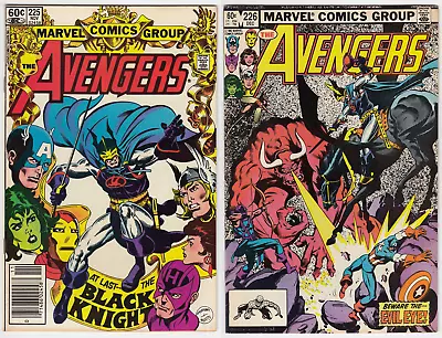 Buy Avengers Earth's Mightiest Heroes LOT (2) 225 & 226 Comic Book 1982 Black Knight • 11.64£