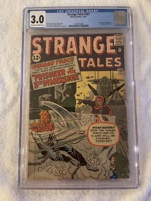 Buy Strange Tales #103 - CGC 3.0 - Cream To Off-White Pages • 62.09£